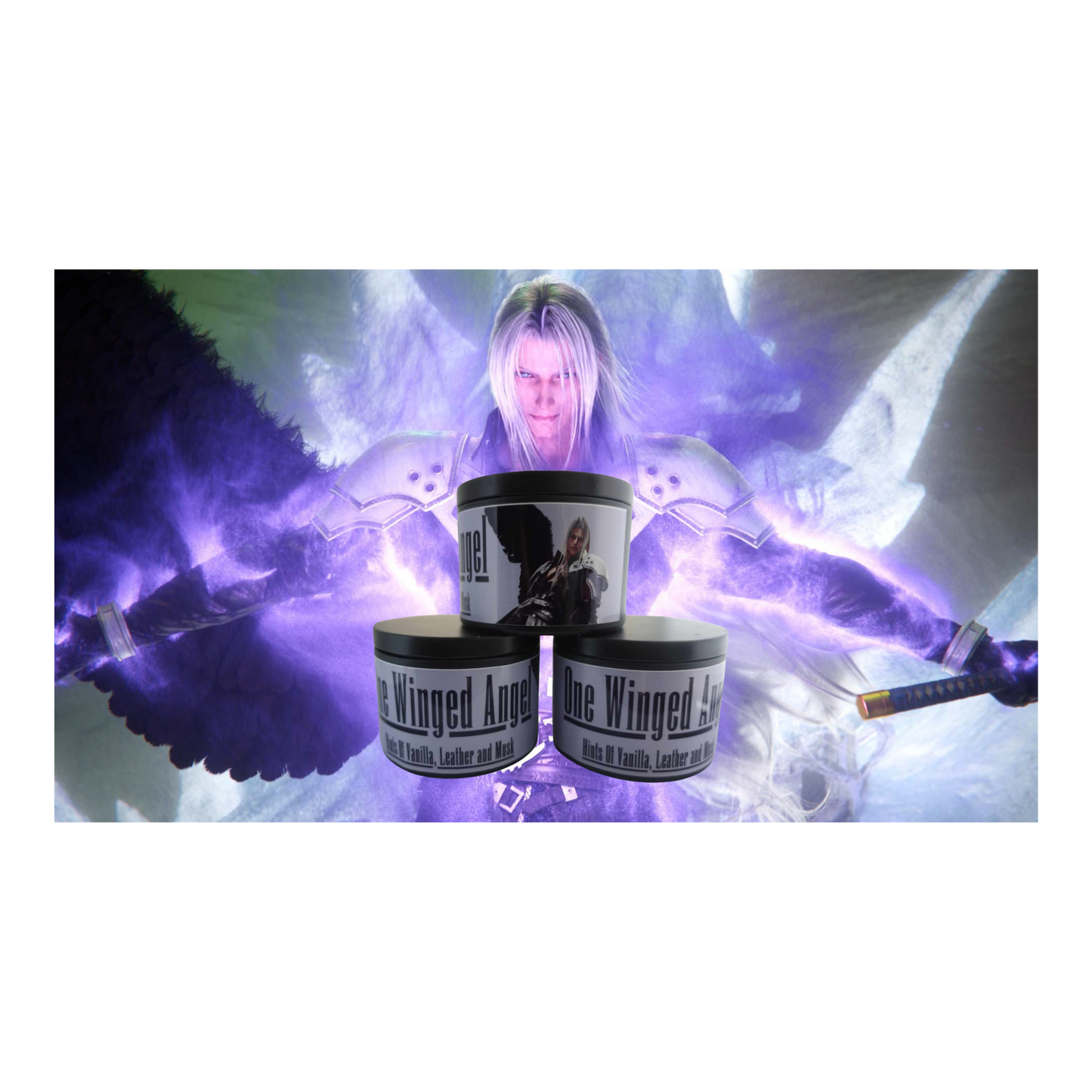 One Winged Angel FF7 8oz Candle